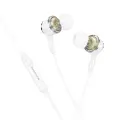 Borofone Earphones BM90 Miller with microphone white Foto 1