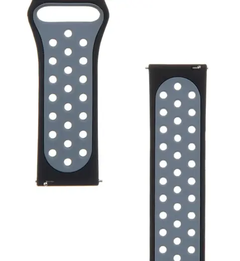 Tactical 267 Double Silicone Band 22mm Black|Grey Фото num