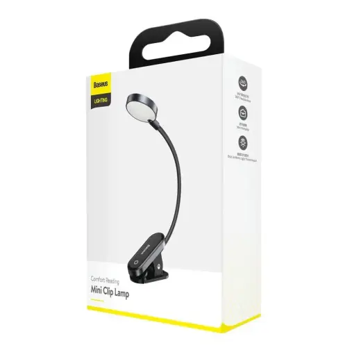 Baseus mini LED lasāmspuldze ar klipu pelēka (DGRAD-0G) Foto 21