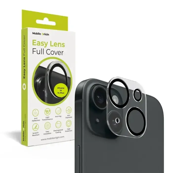Mobile Origin Easy Lens  full cover, clear - iPhone 14 / 14 Plus