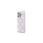 DKNY Liquid Glitter Checkered Pattern Case for iPhone 15 Pro Pink — Foto 7