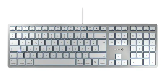 Cherry KC 6000 SLIM FOR MAC Tastatur USB (JK-1610DE-1) (JK1610DE1)
