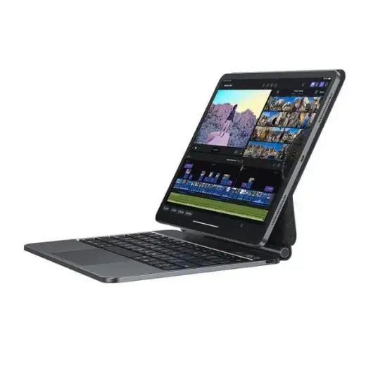 USAMS Etui ochronne z klawiaturą iPad Pro 12,9" czarny|black Miaoke Series IPP12MG01 (US-BH876) Foto 2