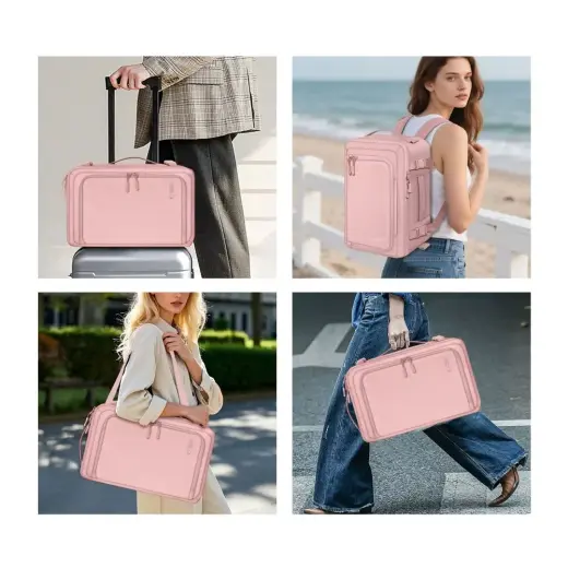 Tech-Protect Defender S50 Backpack for Ryanair & Wizzar, 20L Laptop - Pink Фото num