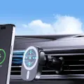 Dudao FW11 car phone holder with 15W inductive charger for air vent | cockpit - black Photo
