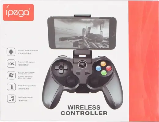 iPega PG-9078 Bluetooth 3.0 Универсальный геймпад для устройств PS3 | PC | Android с держателем смартфона Фото num