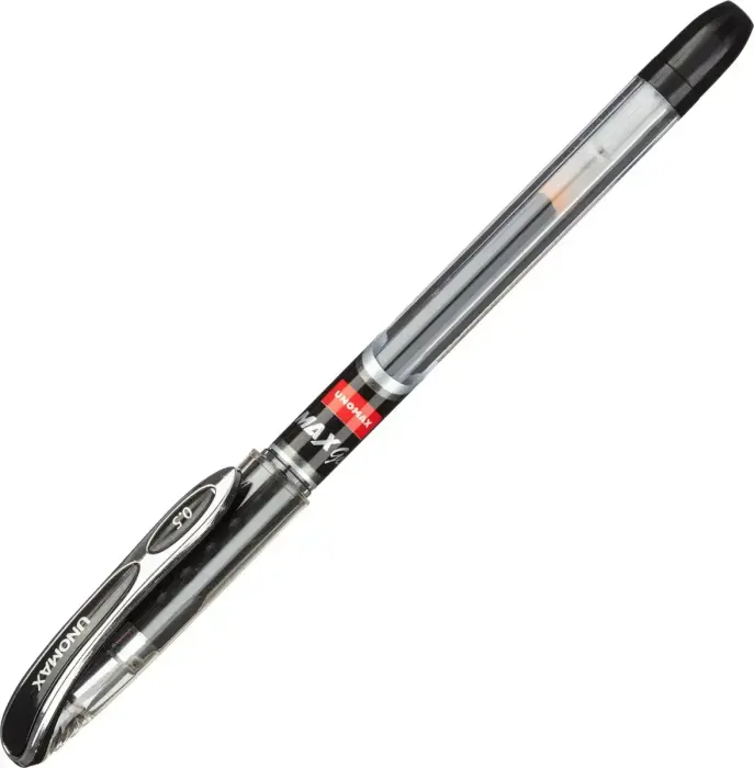 UNOMAX MaxGel gēla pildspalva | melna | 0,5 mm Foto 4