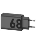 Motorola TurboPower travel charger | 68W | USB-C | with USB-C to USB-C cable included | black Photo