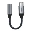 Ugreen 3,5 mm mini jack uz USB Type C austiņu adapteris 10cm pelēks (30632) Foto 1