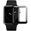 Fusion ceramic glass 9D aizsargstikls pilnam ekrānam Apple Watch 1 | 2 | 3 42mm melns Foto 4