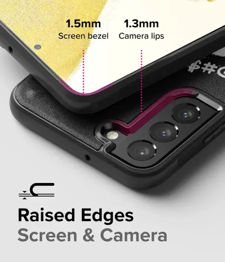 Ringke Onyx Design Durable Cover Case for Samsung Galaxy S22 + (S22 Plus) black (X) () Photo