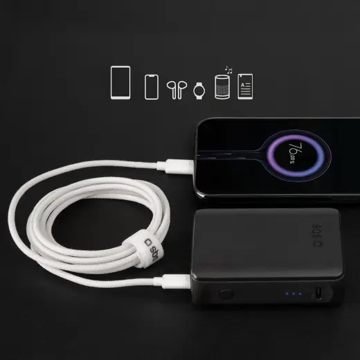 провод для передачи данных и зарядки | USB-C на USB-C | 60W | 1.5m | серый Фото num