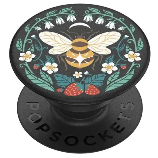 Popsockets 2 Bee Boho Phone Holder and Stand - Black