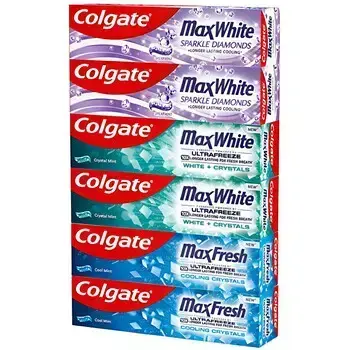Colgate Max Mix Sixpack Toohtpaste - Zubní pasta 75ml