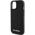 Karl Lagerfeld Quilted K Pattern case for iPhone 15 Plus | 14 Plus - black — Фото 6