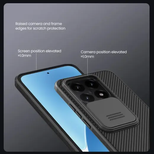 Nillkin CamShield PRO Hard Case for Xiaomi 15T Black Foto 3