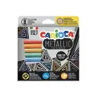 Flomasteri CARIOCA Metallic FineMarker Box 8 gab Foto 1