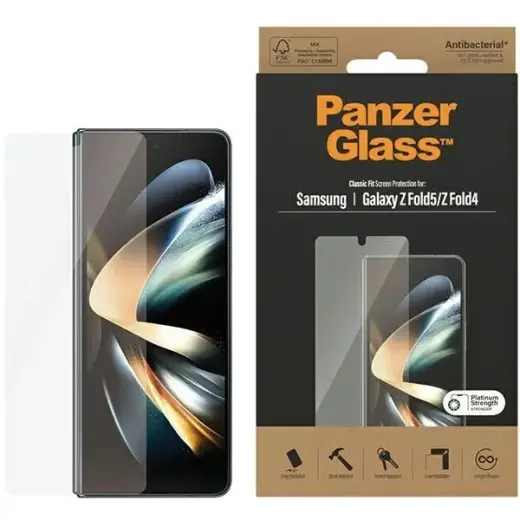 PanzerGlass Classic Fit антибактериальное защитное стекло для телефона Samsung Galaxy Z Fold 5 | Samsung Galaxy Z Fold 4 Фото num