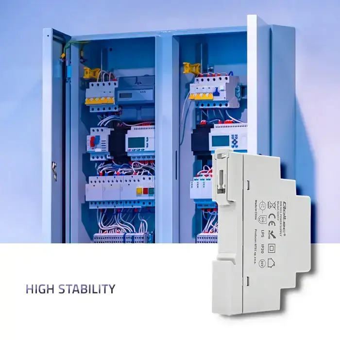 Qoltec DIN rail power supply | 15W | 24V | 0.625A | Gray Foto 3