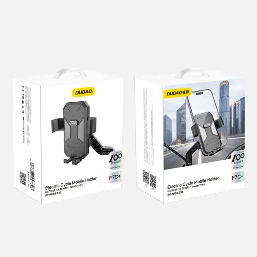 Dudao F7C+ bicycle | motorcycle phone holder - black Foto 5
