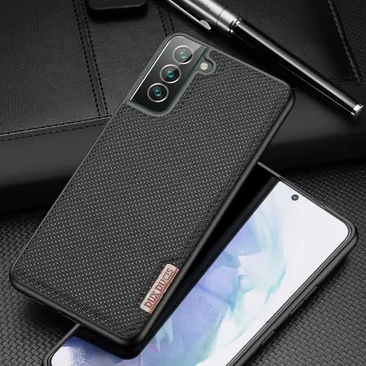 Dux Ducis Fino case is made of nylon material for Samsung Galaxy S22 + (S22 Plus) green Foto 4