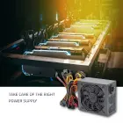 Qoltec ATX 1650W power supply | 80 Plus Platinum — Фото 3