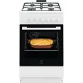 Electrolux gāzes plīts ar elektrisko cepeškrāsni, 50cm, balta Фото num