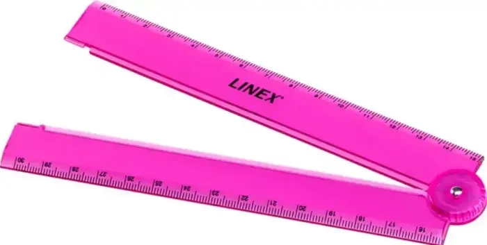 Lineāls LINEX Folden 15/30 cm, rozā Foto 4