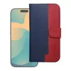 Split Book book type phone case for iPhone 17 Pro navy red — Photo 1