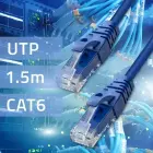 Qoltec Ethernet LAN network cable | Cat6 | UTP | 1Gbps | 1.5m — Photo 2
