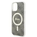 Guess IML 4G MagSafe Case for iPhone 15 Brown — Foto 4