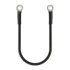 Qoltec Battery cable with connector terminals | Cable with eyelet | 20 cm | Black  Foto 2