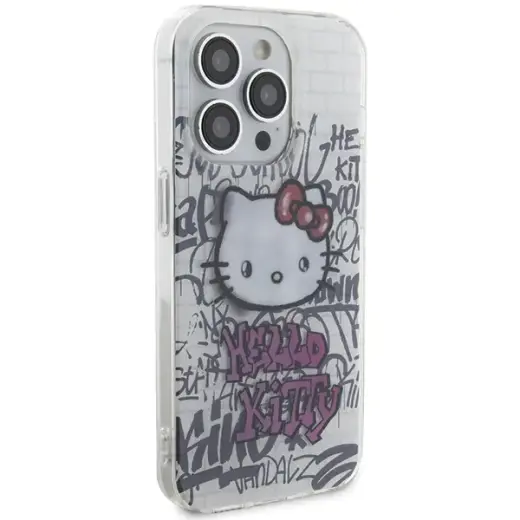 Hello Kitty HKHCP13XHDGPHT iPhone 13 Pro Max 6.7" biały|white hardcase IML Kitty On Bricks Graffiti Фото num