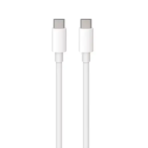 Maxlife MXUC-05 datu pārraides un uzlādes vads | USB-C uz USB-C | 100W | 2m | balts Foto 2