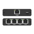 Qoltec Splitter Ethernet mini SWITCH 1x4 RJ45 | 1000Mb/s | USB-C | Aluminium Foto 12