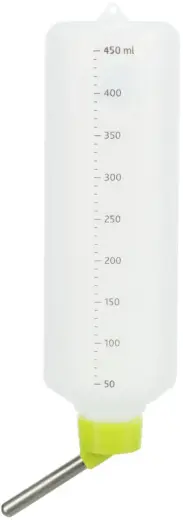 Dzirdinātava grauzējiem - Trixie Water bottle with wire holder, plastic, 450 ml Foto 4