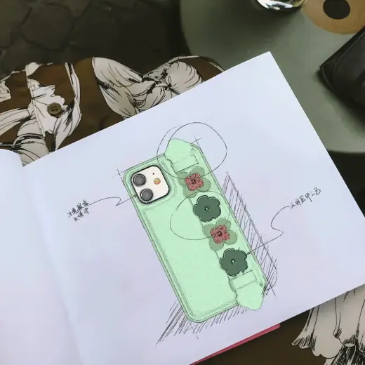 Kingxbar Sweet Series case decorated with original Swarovski crystals iPhone 12 Pro Max green Foto 6