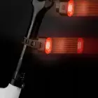 Rockbros Q2S LED Rear Bike Light with Smart Stop System + USB-C - USB-A Cable - Black Foto 4