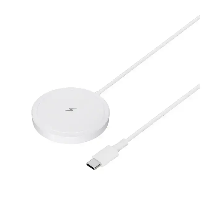 Wireless charger BLUE STAR Charing Pad 15w compatible with MagSafe white Foto 6