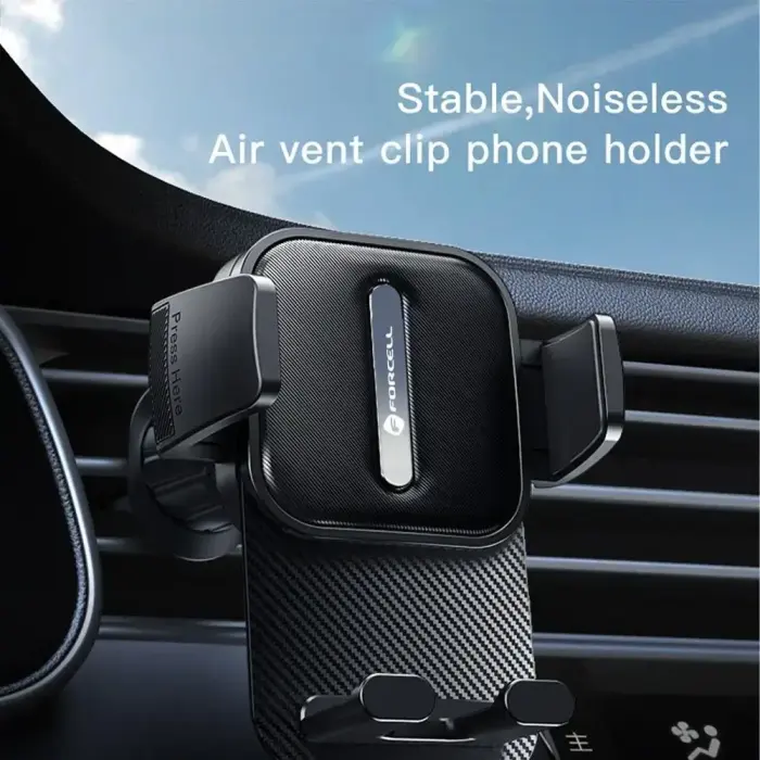 Car phone holder Forcell F-Grip Guardian AV air vent black Photo