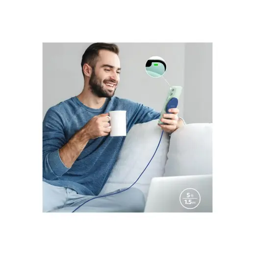 Anker Magnetic Wireless Charger PowerWave Select+ 18W Blue Foto 6