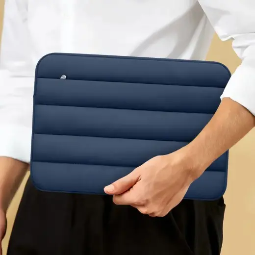 Tech-Protett Fluffy Laptop Bag 15-16 - Navy Blue Photo