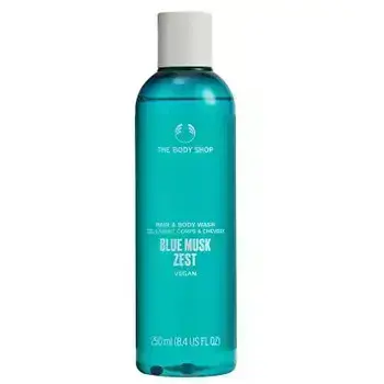 The Body Shop Blue Musk Zest Hair & Body Wash 250ml