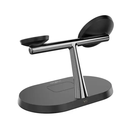 Maxlife MXWC-03 3in1 wireless charger 15W black Foto 3