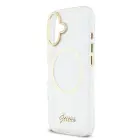 Guess IML Glitter Script Strap MagSafe Case for iPhone 17 Transparent Foto 3