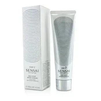 Kanebo Cosmetics Sensai Silky Purifying Mud Soap (Wash & Mask) 125ml