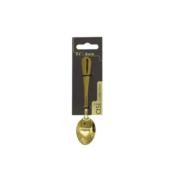 Teaspoons 2 pcs. Gold1.5mm