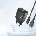 Dudao A23 travel charger | 2.4A | USB-A | black Photo