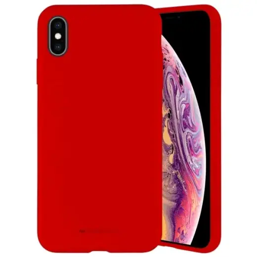 Mercury Silicone Samsung A31 A315 czerwony|red