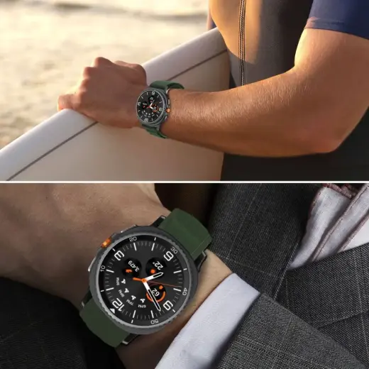 TECH-PROTECT NYLON PRO SAMSUNG GALAXY WATCH 8 | CLASSIC (40 | 44 | 46 MM) ARMY GREEN Фото num